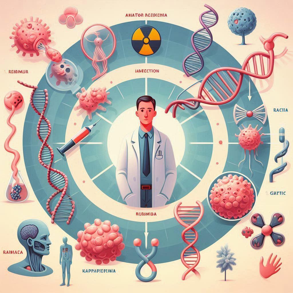 ☢️ Какие факторы могут вызвать мутации в генетическом материале под действием радиации? ⏳ Продолжительность воздействия радиации на генетический материал