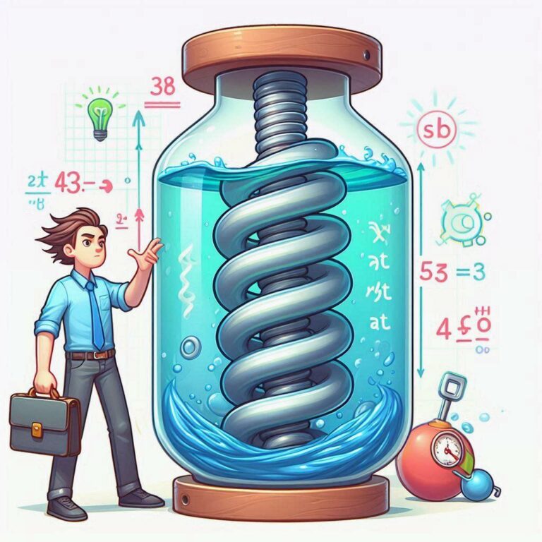 🌀 Как рассчитать жесткость воздушной пружины в сосуде при сжатии на 20 см